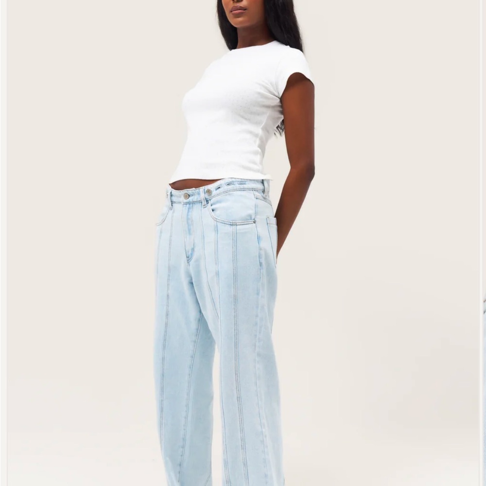 Maebe Blue Seam Detail Boyfriend Jeans